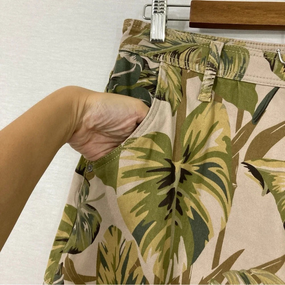 Mavi Women's Tropical Print Denise High Rise Cargo Pants Jeans size 30 - Picture 7 of 13